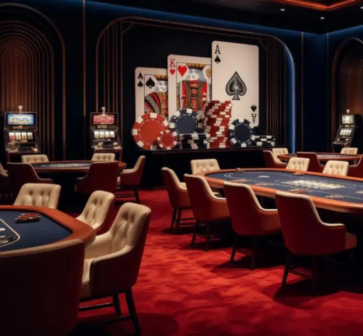 Tematyczne dekoracje i scenografia pokerowa