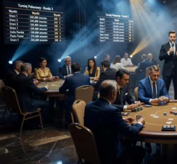 Turniej pokerowy podczas firmowego eventu
